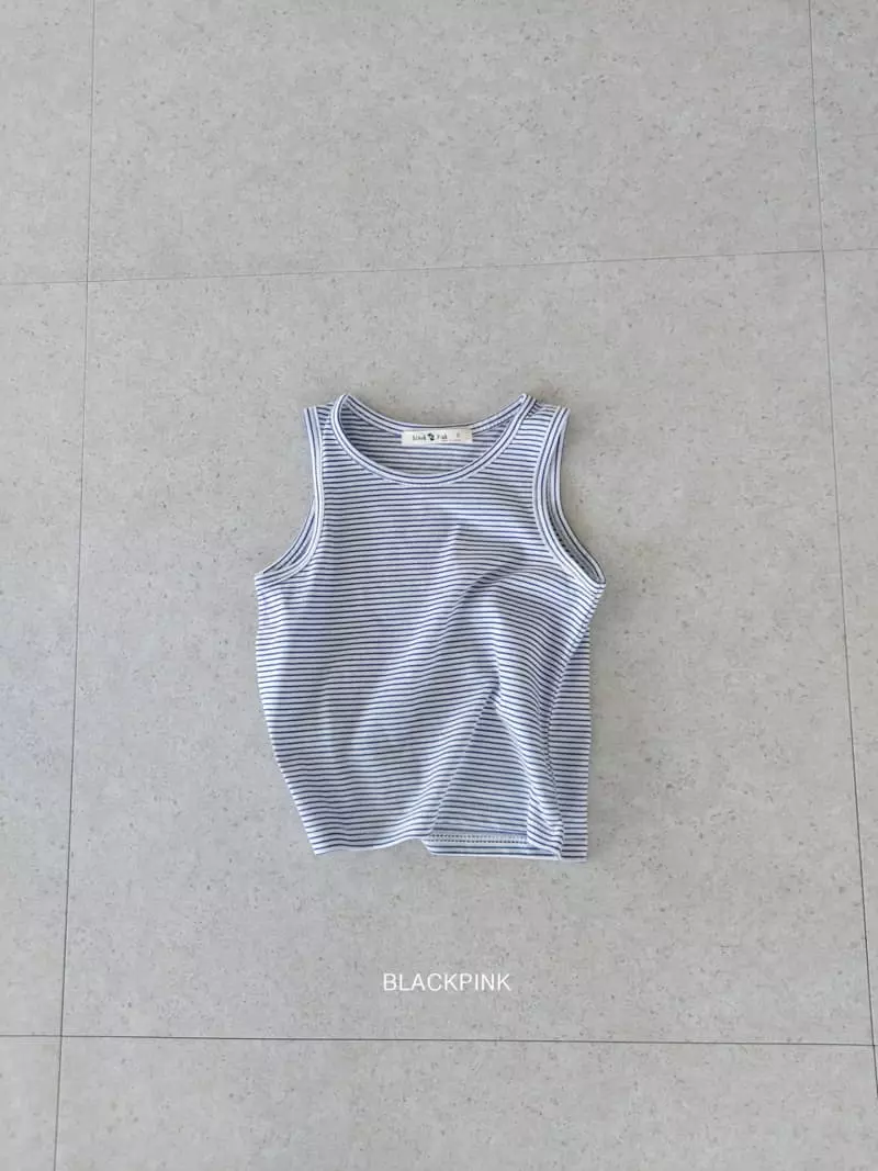 Black Pink - Korean Children Fashion - #childrensboutique - Stripes Sleeveless - 10