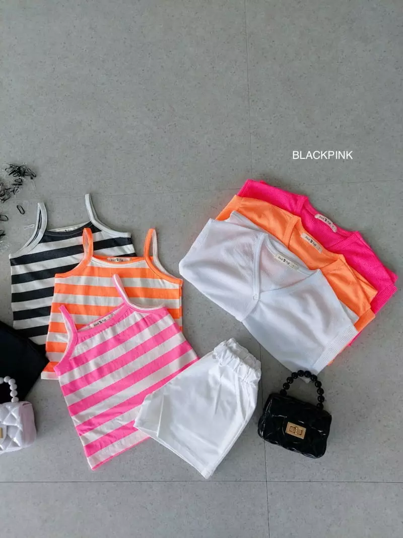 Black Pink - Korean Children Fashion - #childrensboutique - Ppappiyong Sleeveless - 3