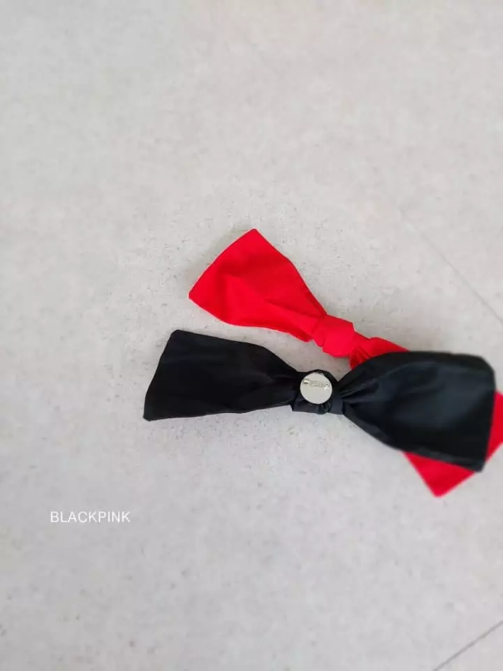 Black Pink - Korean Children Fashion - #designkidswear - Big Ribbon Hairpin - 4