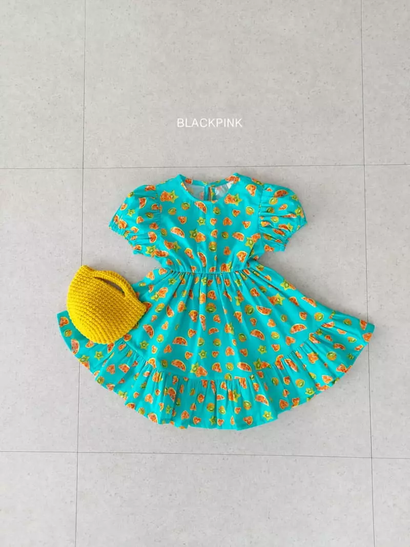 Black Pink - Korean Children Fashion - #fashionkids - Water Melon One-piece - 3