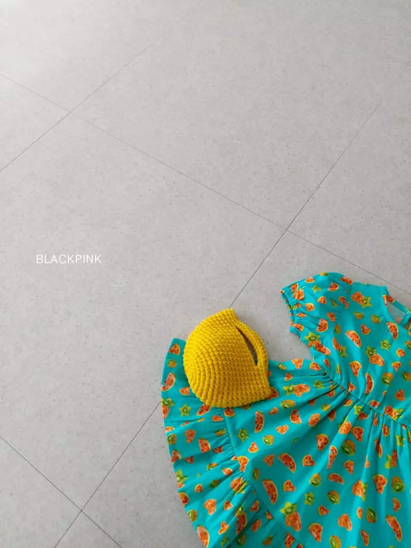 Black Pink - Korean Children Fashion - #fashionkids - Water Melon One-piece - 4