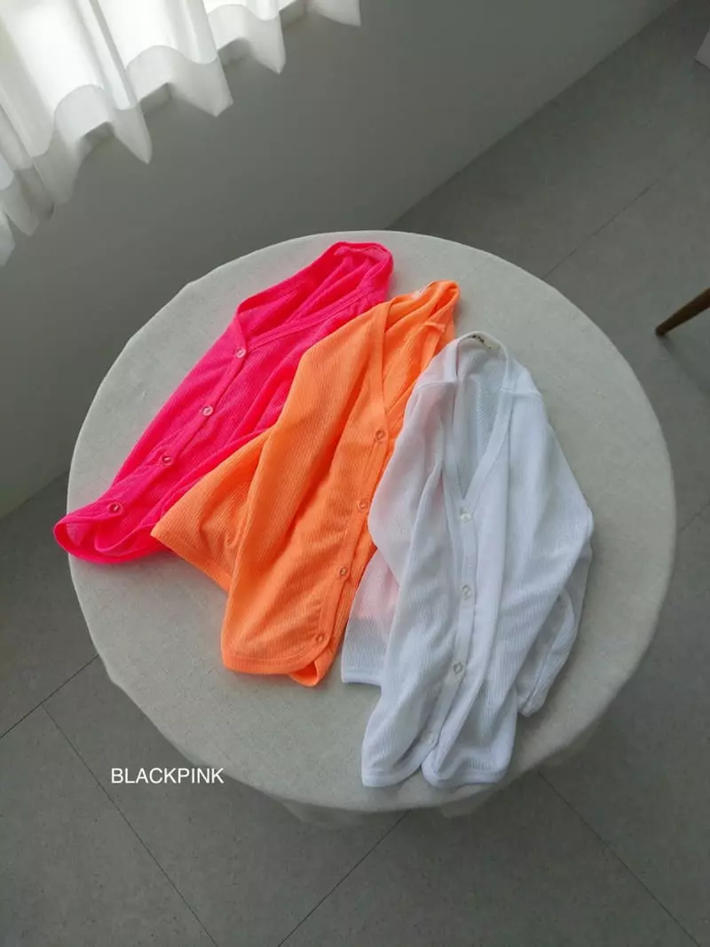 Black Pink - Korean Children Fashion - #littlefashionista - See Through Cardigan - 10
