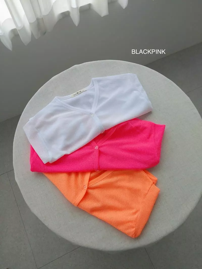 Black Pink - Korean Children Fashion - #minifashionista - See Through Cardigan - 12