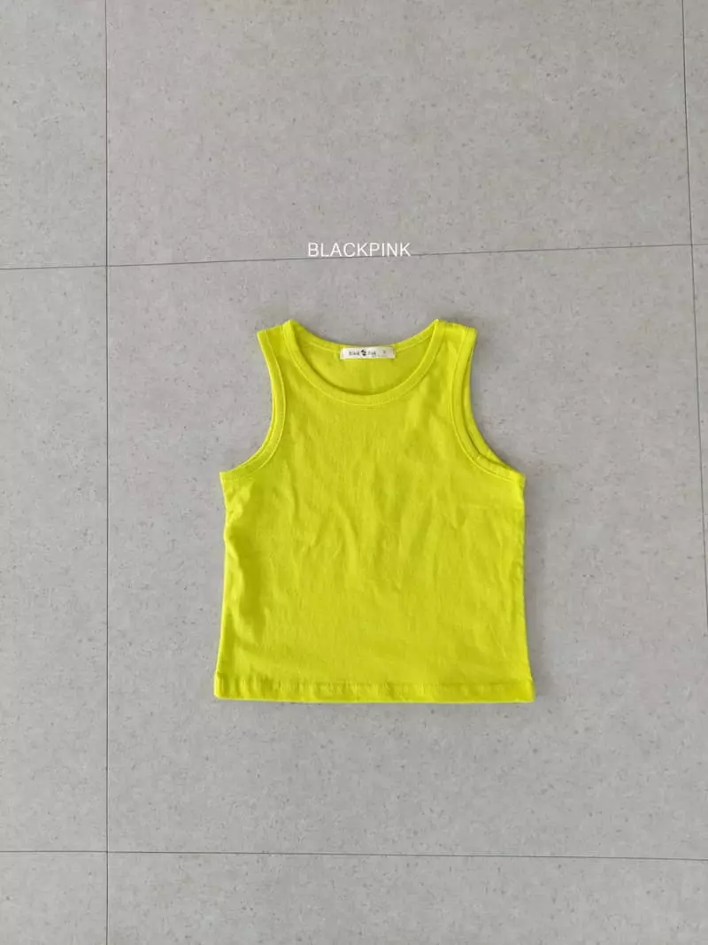 Black Pink - Korean Children Fashion - #todddlerfashion - Basic Sleeveless - 5