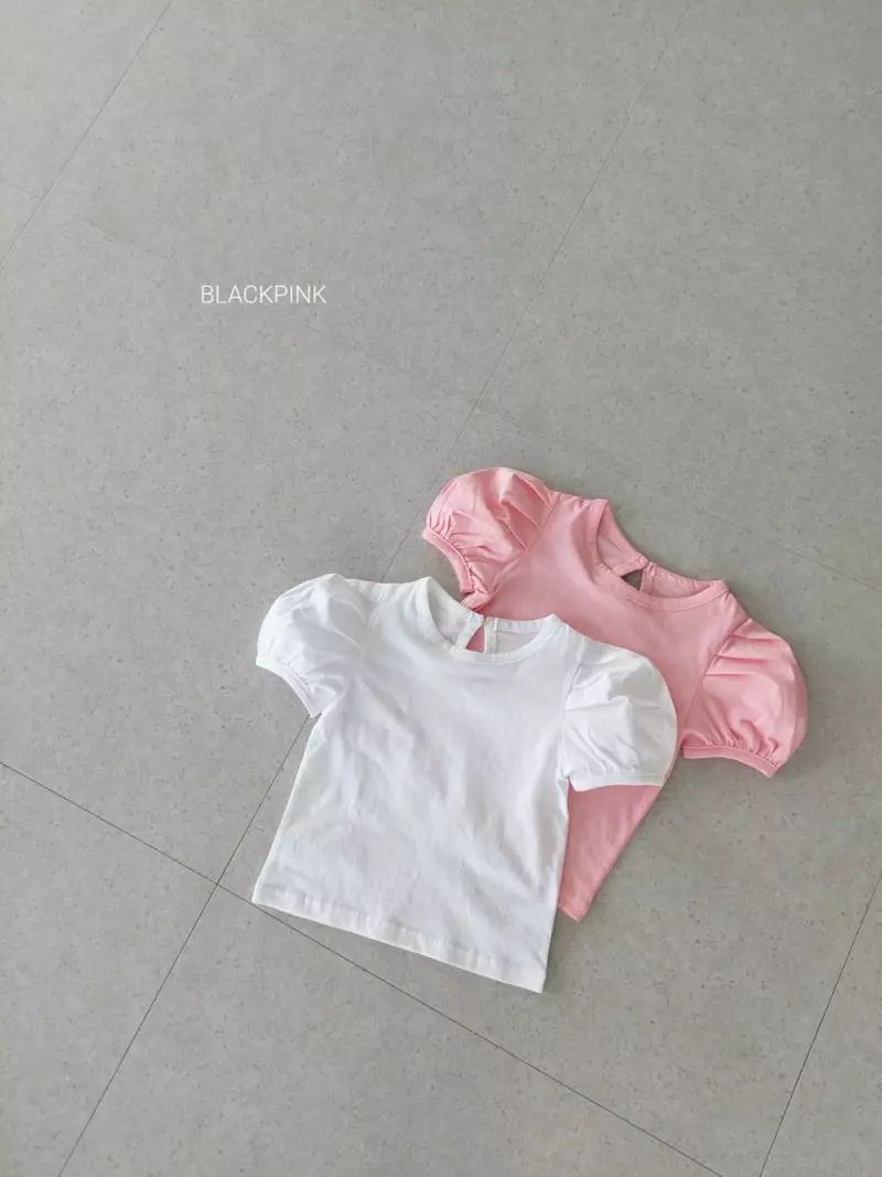 Black Pink - Korean Children Fashion - #todddlerfashion - Joy Puff Tee - 7