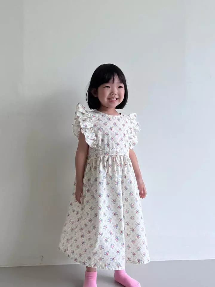 Bon Bon Butik - Korean Children Fashion - #discoveringself - Sage One-piece - 8