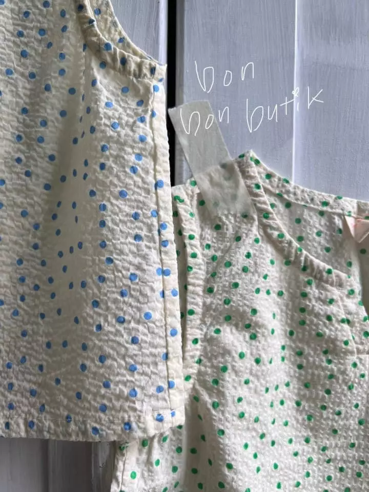 Bon Bon Butik - Korean Children Fashion - #kidsstore - Dot Sleeveless - 12