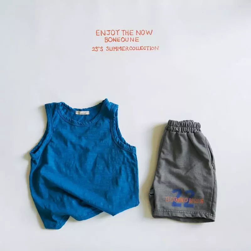 Boneoune - Korean Children Fashion - #childofig - Colocl Sleeveless - 2