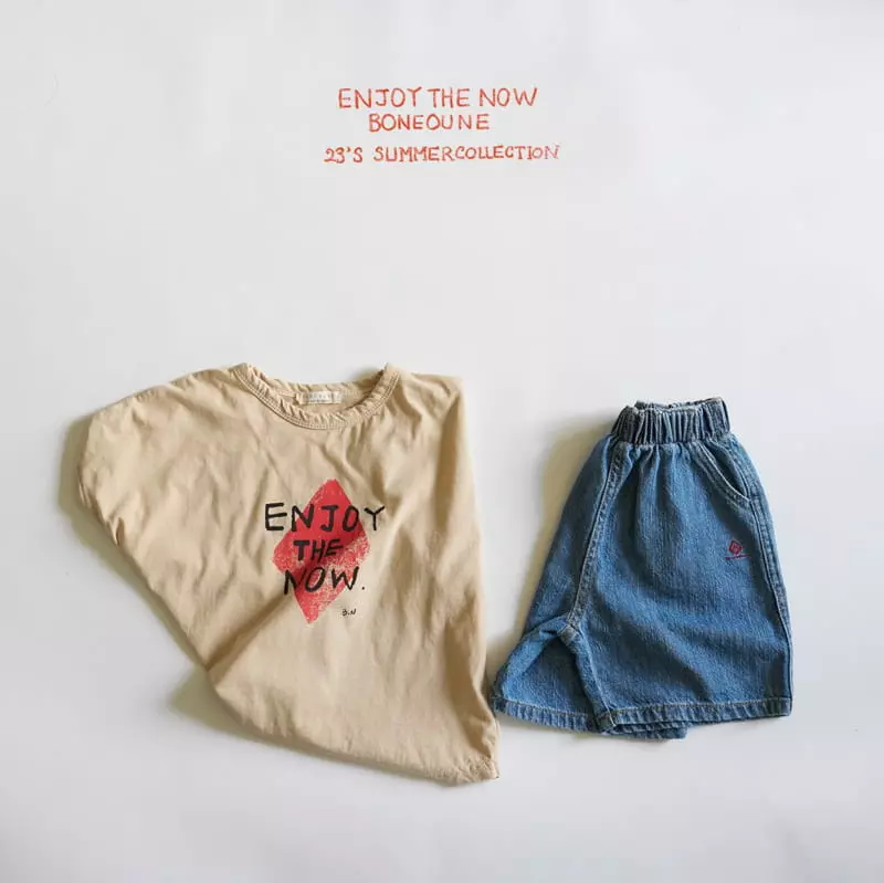 Boneoune - Korean Children Fashion - #discoveringself - Dia Enjoy Tee