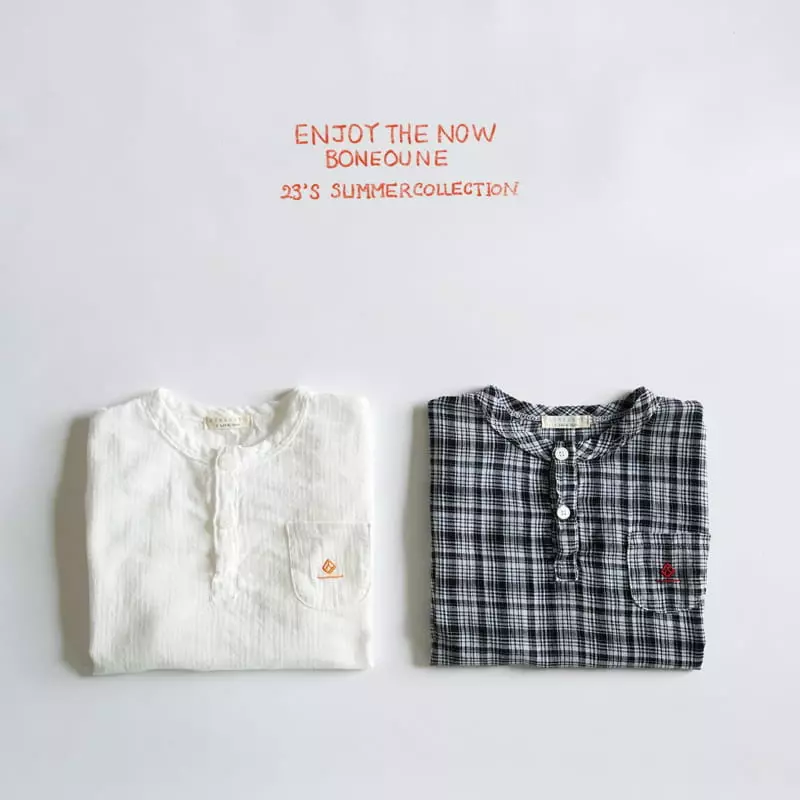 Boneoune - Korean Children Fashion - #fashionkids - Henry Blouse - 5