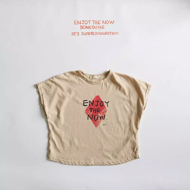 Boneoune - Korean Children Fashion - #kidsshorts - Dia Enjoy Tee - 3