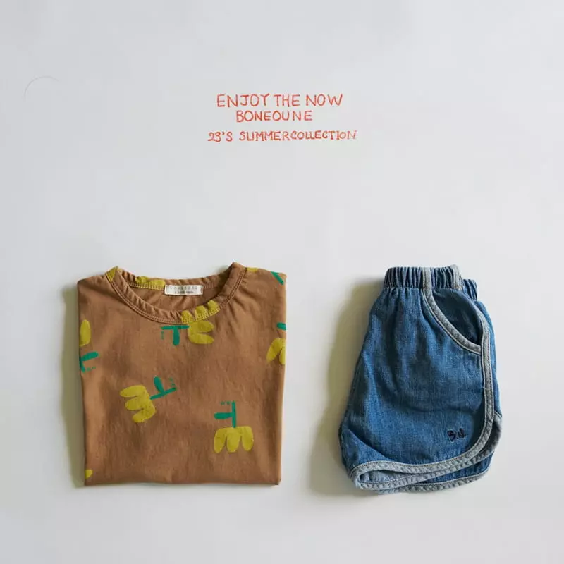 Boneoune - Korean Children Fashion - #kidsstore - Flower Tee - 2