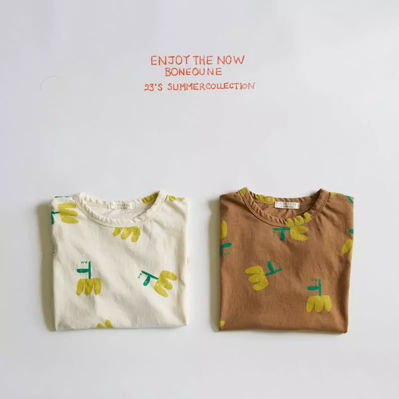 Boneoune - Korean Children Fashion - #magicofchildhood - Flower Tee - 6