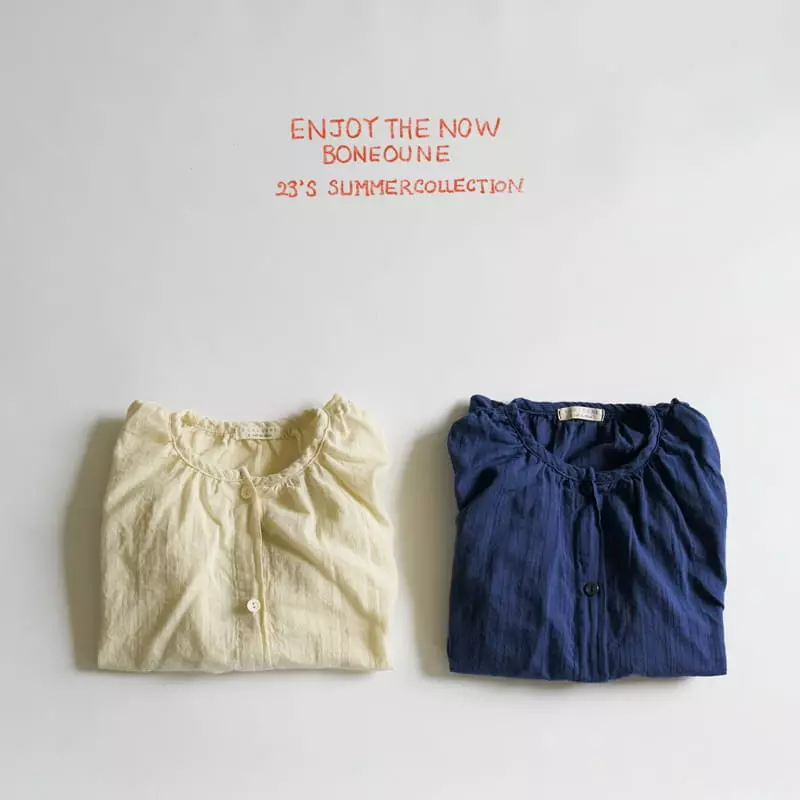 Boneoune - Korean Children Fashion - #toddlerclothing - Shirring Blouse - 4