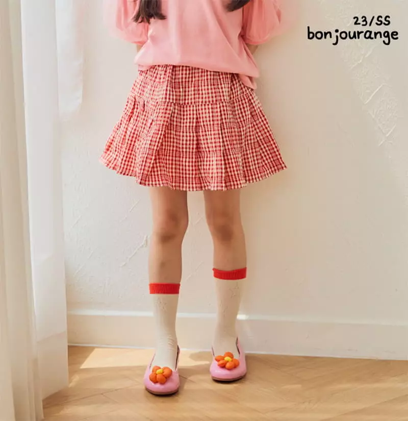 Bonjour Ange - Korean Children Fashion - #fashionkids - Cool Wrinkle Skirt Shorts - 7