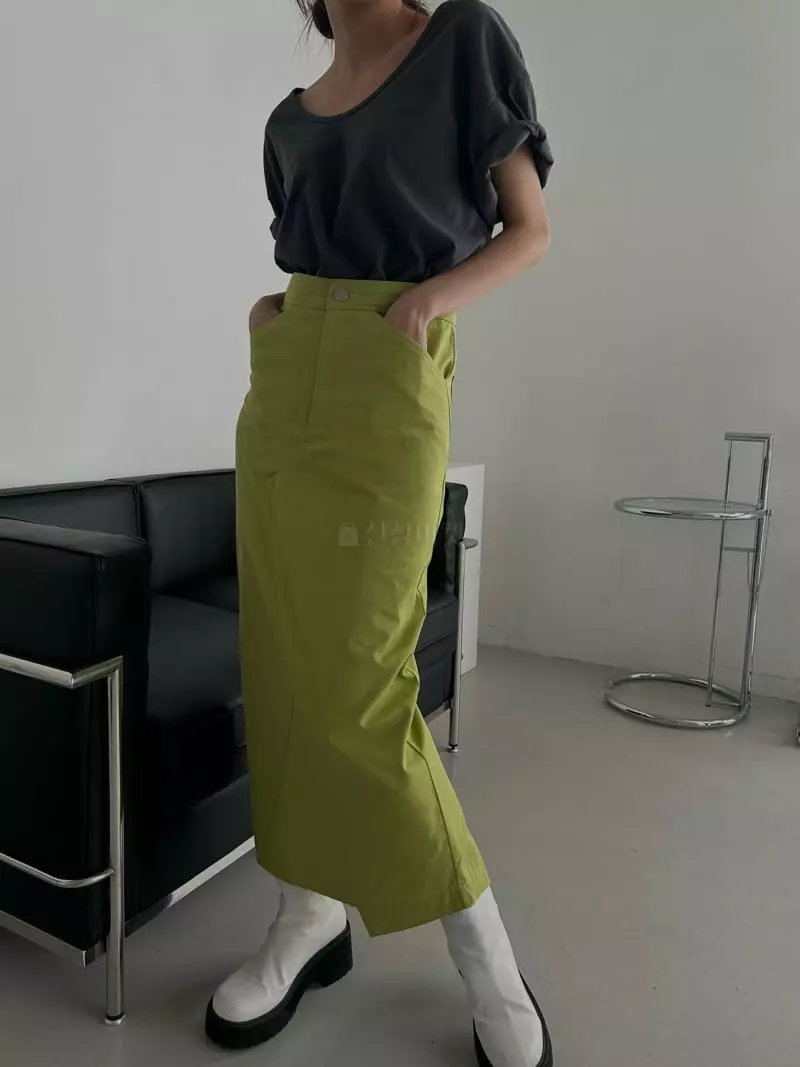 Buckle - Korean Women Fashion - #momslook - H Line Skirt - 12