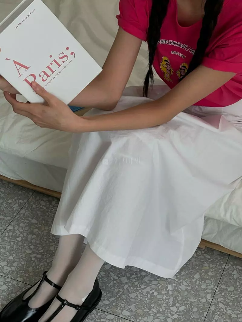 Buckle - Korean Women Fashion - #momslook - Vanila Tee