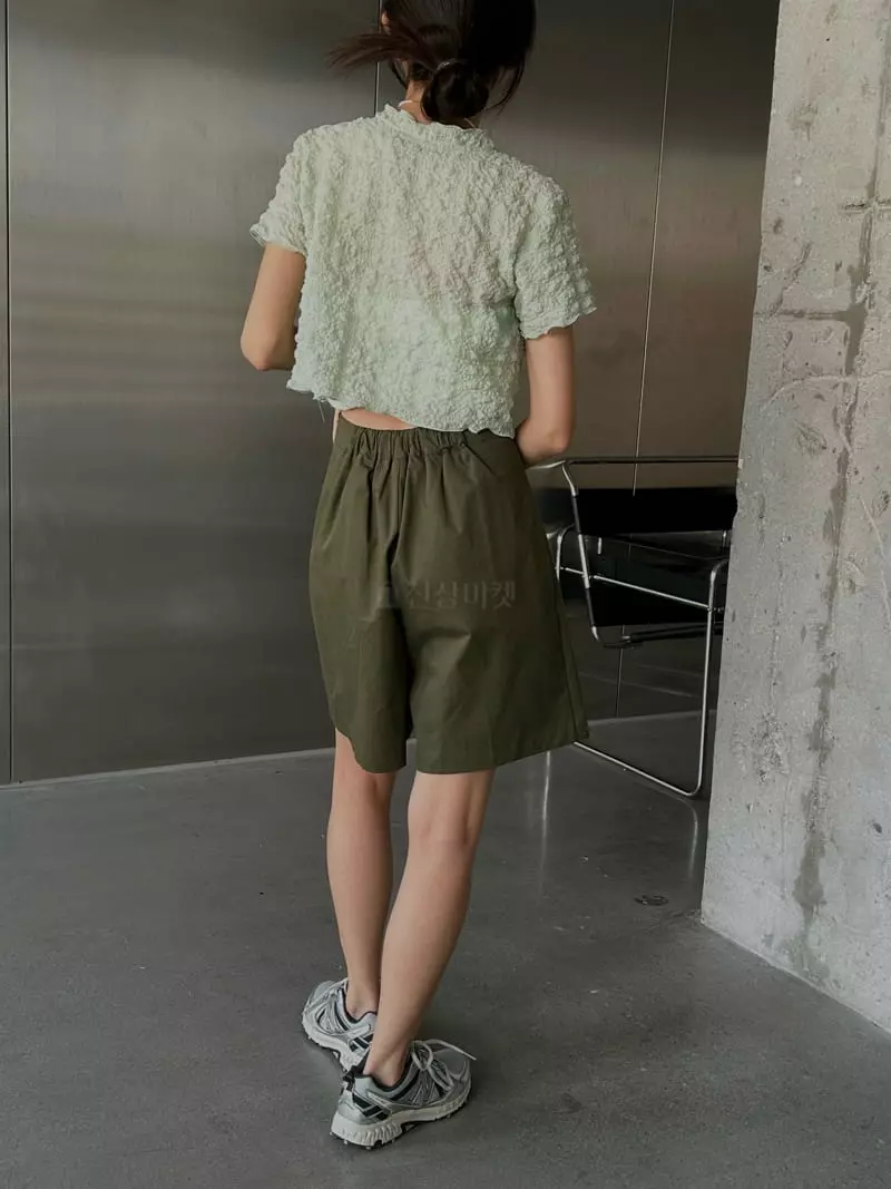 Buckle - Korean Women Fashion - #restrostyle - Wrap Skirt Shorts - 4