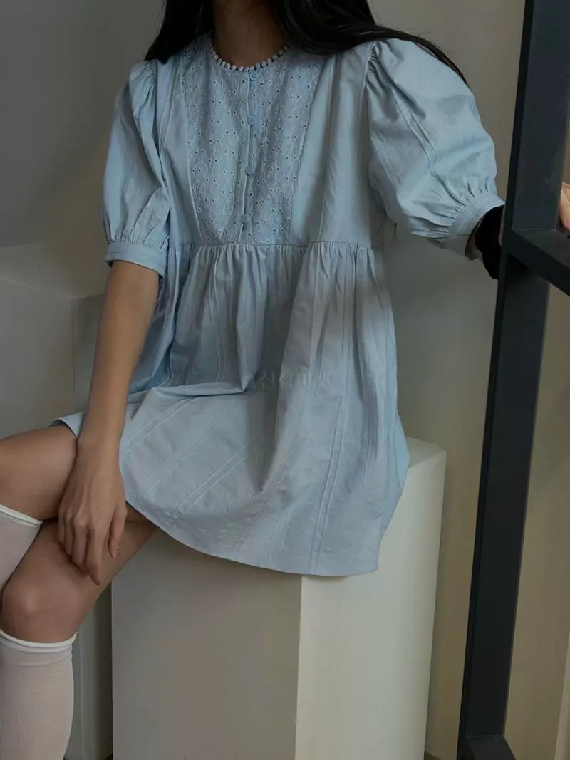 Buckle - Korean Women Fashion - #thelittlethings - Flower One-piece - 6