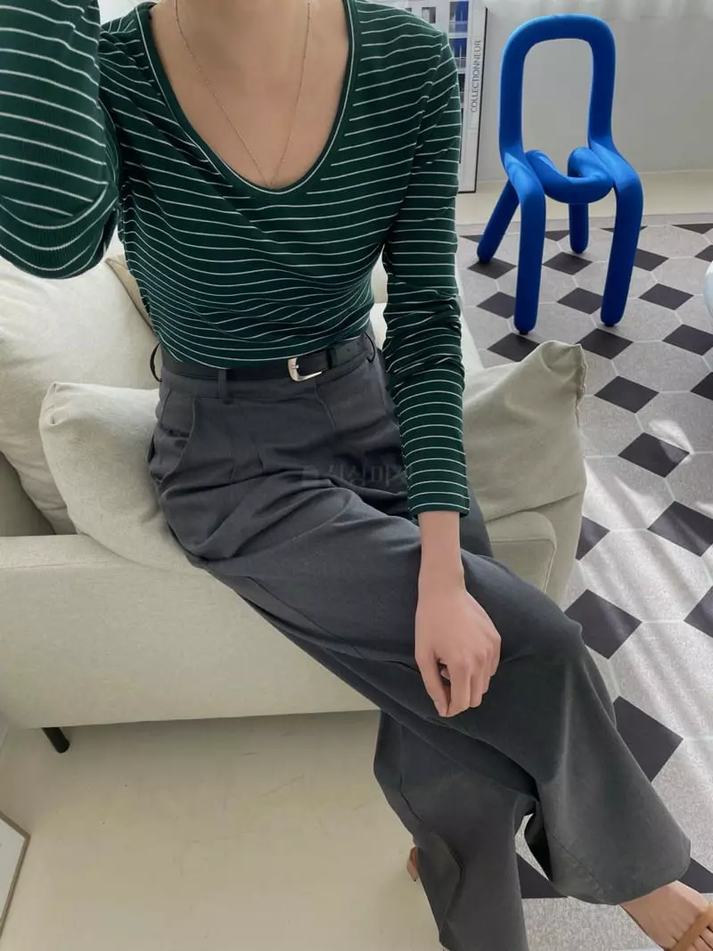 Buckle - Korean Women Fashion - #vintageinspired - Lady Tee