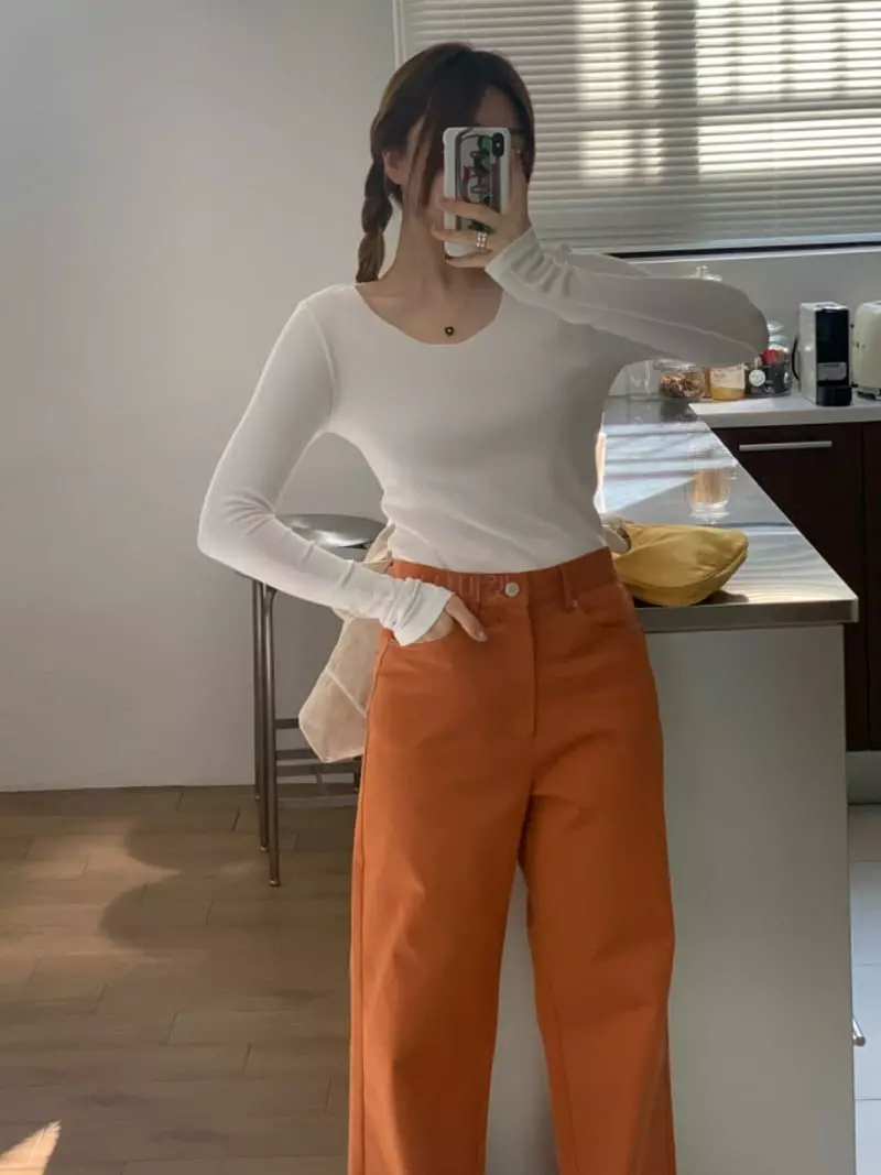Buckle - Korean Women Fashion - #vintagekidsstyle - Vivid Pants - 10