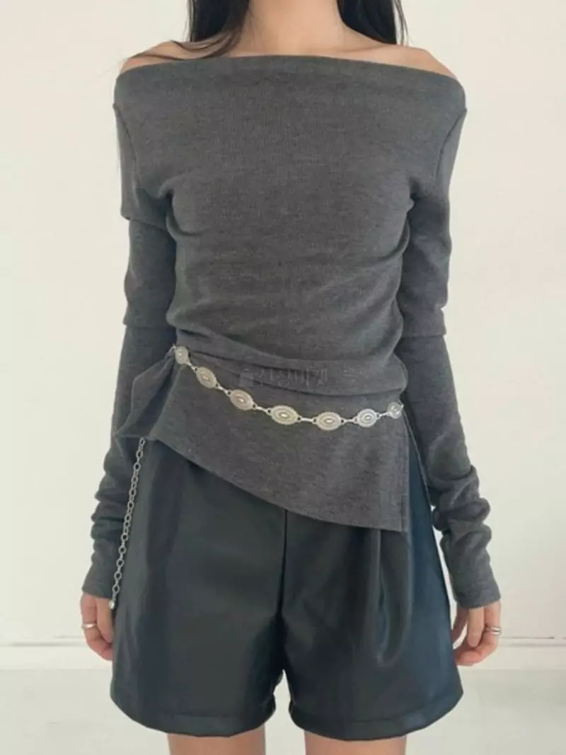 Buckle - Korean Women Fashion - #womensfashion - Soft Tee