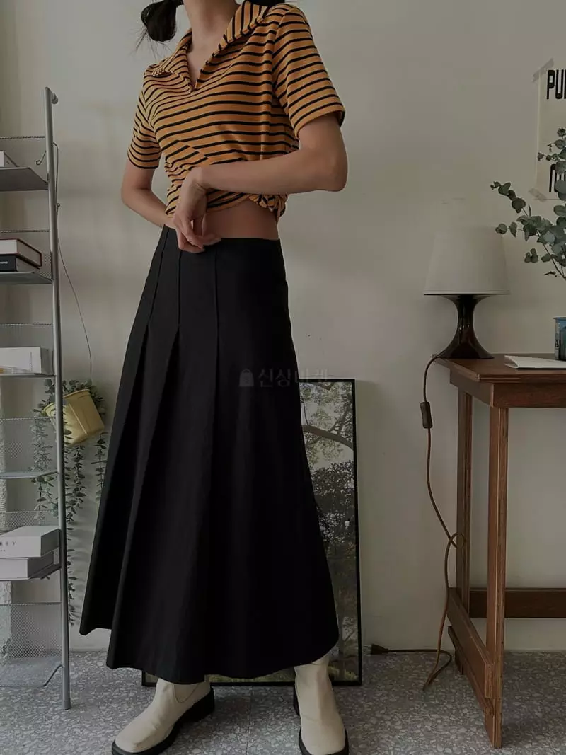 Buckle - Korean Women Fashion - #womensfashion - Low Skirt