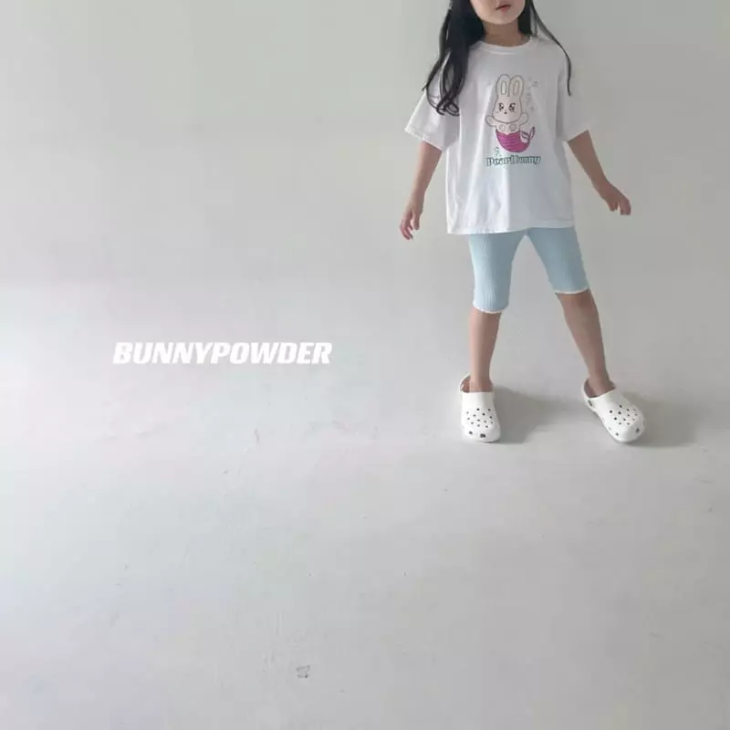 Bunny Powder - Korean Children Fashion - #kidsshorts - Bbogle Tee