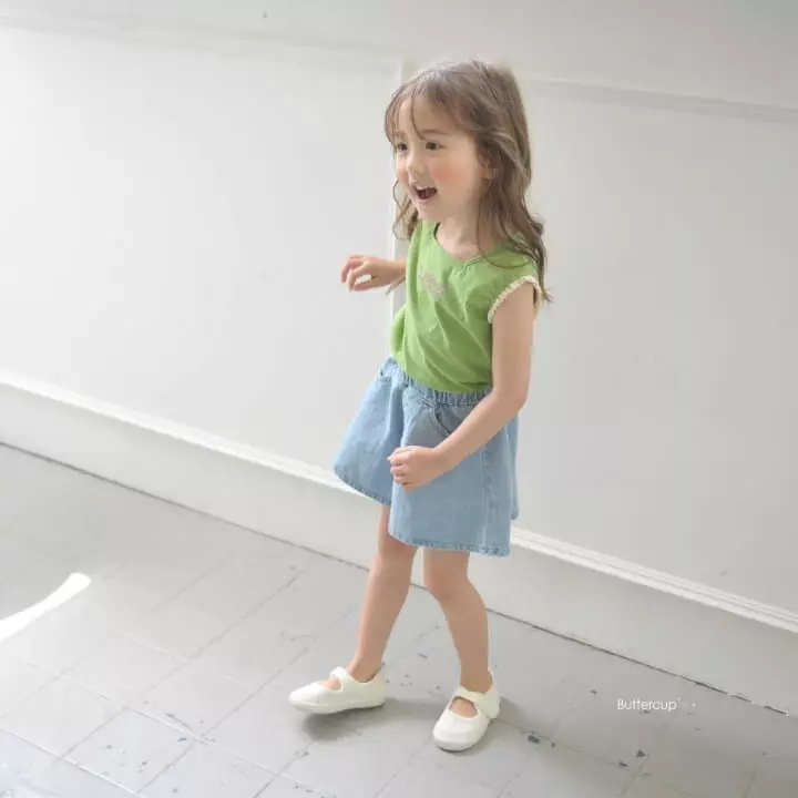 Buttercup - Korean Children Fashion - #designkidswear - Lace Sleeve Tee - 2