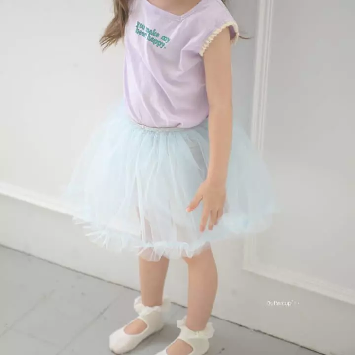 Buttercup - Korean Children Fashion - #magicofchildhood - Lace Sleeve Tee - 10