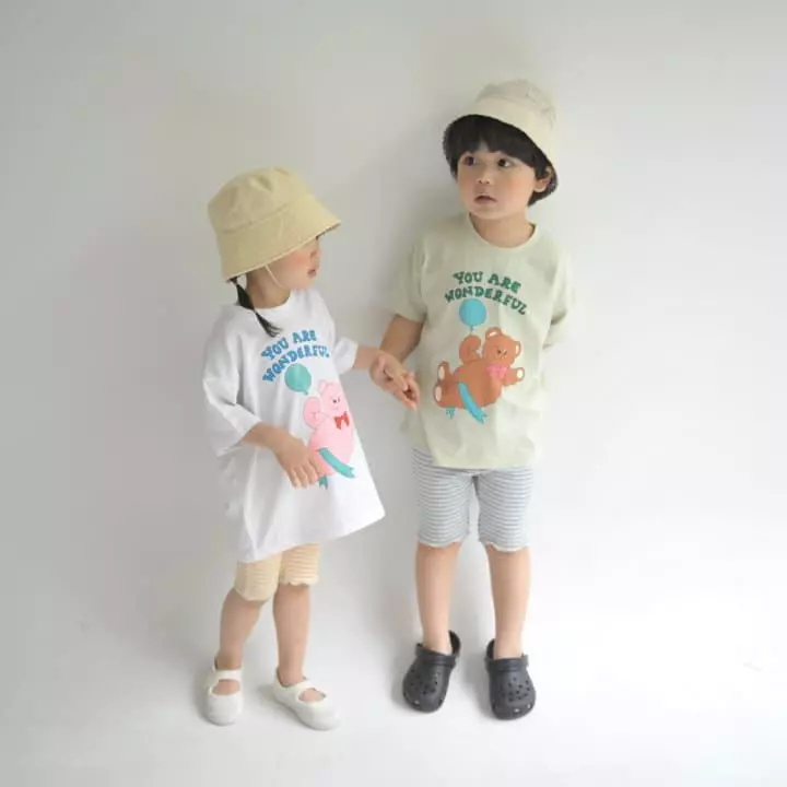 Buttercup - Korean Children Fashion - #minifashionista - Wonderful Bear Long Tee - 2