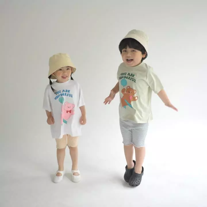 Buttercup - Korean Children Fashion - #toddlerclothing - Wonderful Bear Long Tee - 5