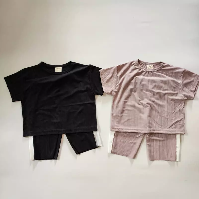 Ccomabee - Korean Children Fashion - #designkidswear - Pleats Top Bottom Set