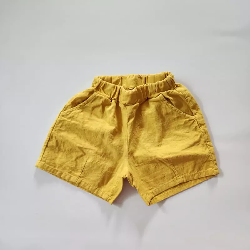 Ccomabee - Korean Children Fashion - #fashionkids - Linen Dart Shorts - 8