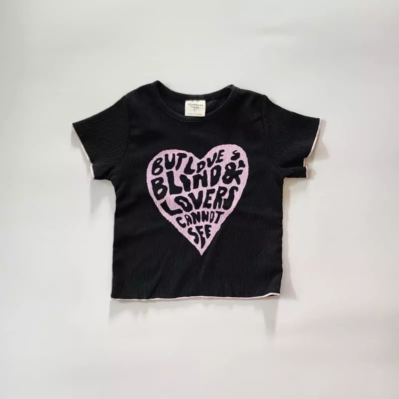 Ccomabee - Korean Children Fashion - #kidzfashiontrend - Heart Tee - 3