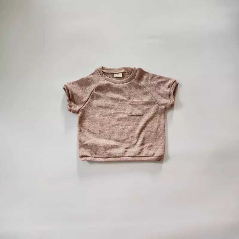 Ccomabee - Korean Children Fashion - #kidzfashiontrend - Knit Raglan Tee - 2