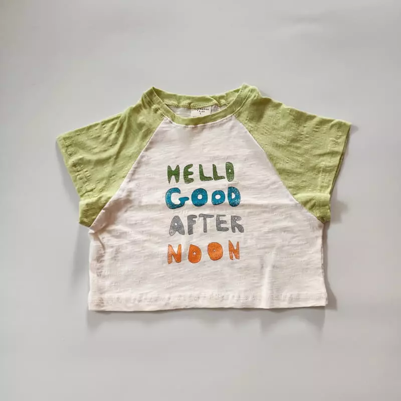 Ccomabee - Korean Children Fashion - #littlefashionista - Hello Raglan Tee - 3