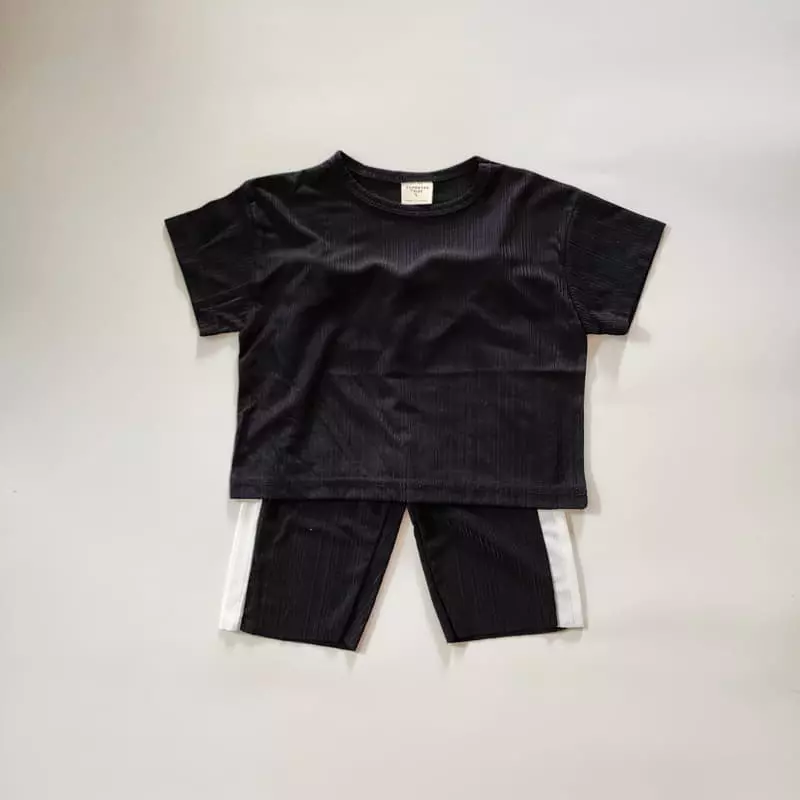 Ccomabee - Korean Children Fashion - #magicofchildhood - Pleats Top Bottom Set - 9