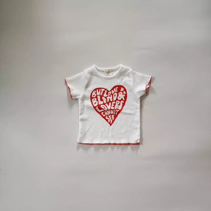 Ccomabee - Korean Children Fashion - #magicofchildhood - Heart Tee - 6