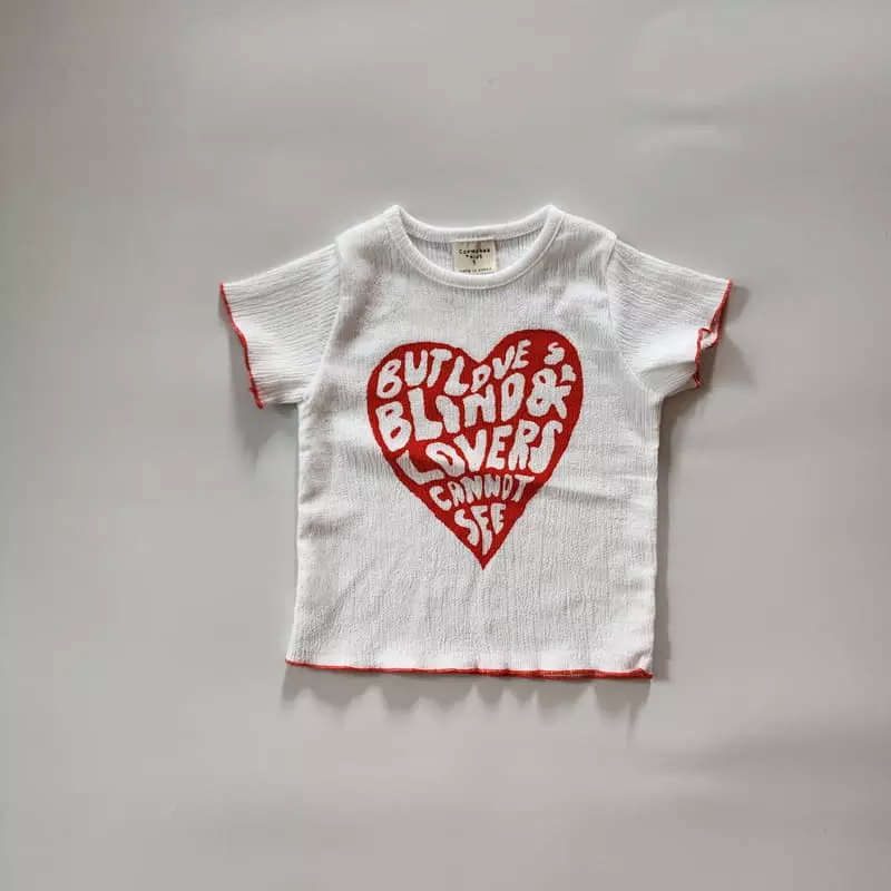 Ccomabee - Korean Children Fashion - #minifashionista - Heart Tee - 7