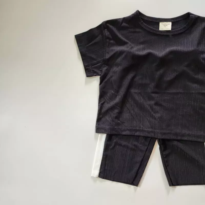 Ccomabee - Korean Children Fashion - #prettylittlegirls - Pleats Top Bottom Set - 11