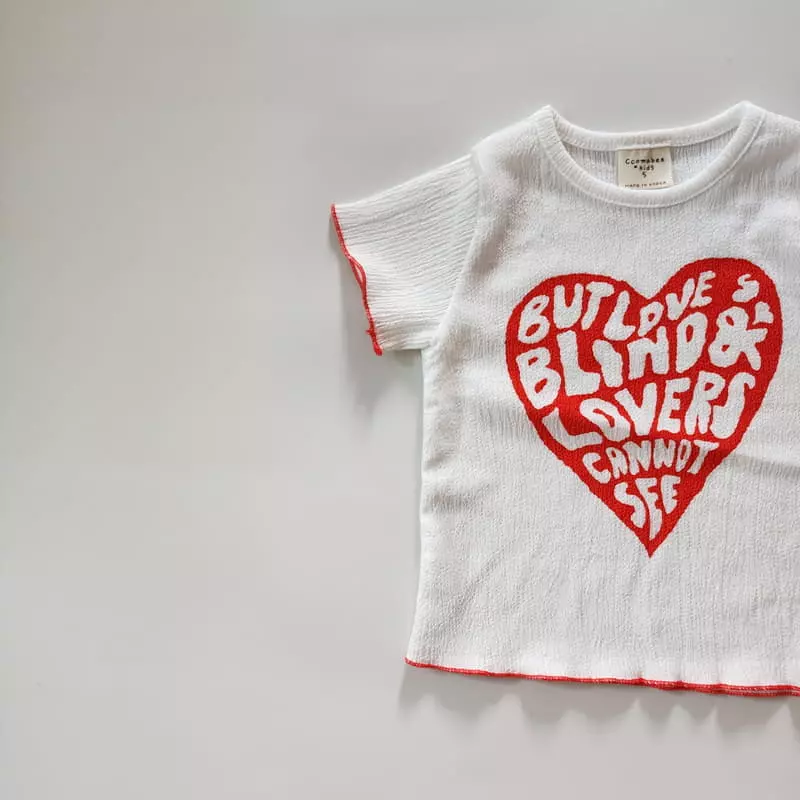 Ccomabee - Korean Children Fashion - #prettylittlegirls - Heart Tee - 8