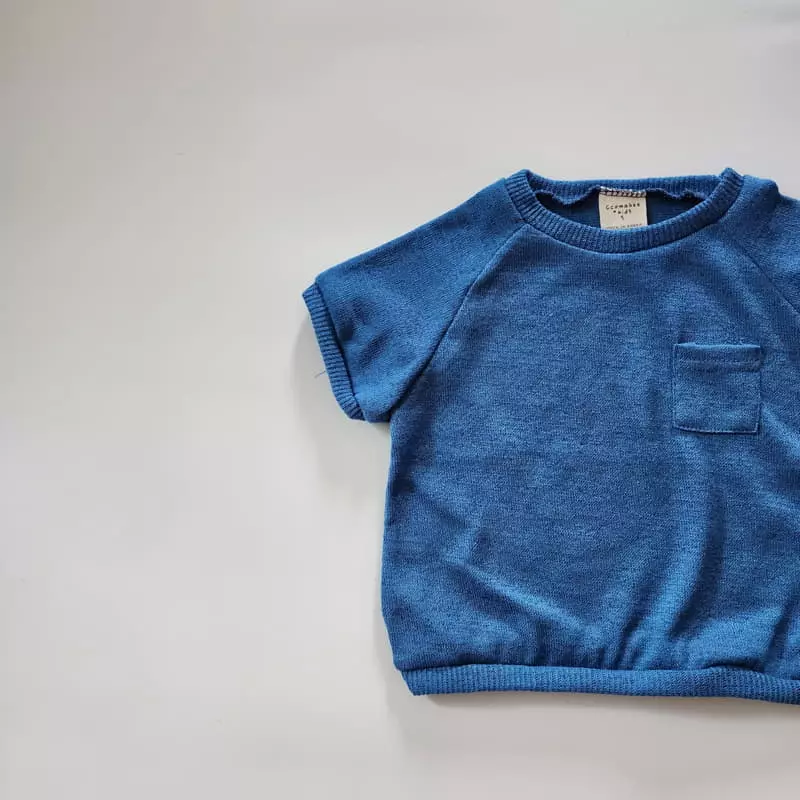 Ccomabee - Korean Children Fashion - #todddlerfashion - Knit Raglan Tee - 8