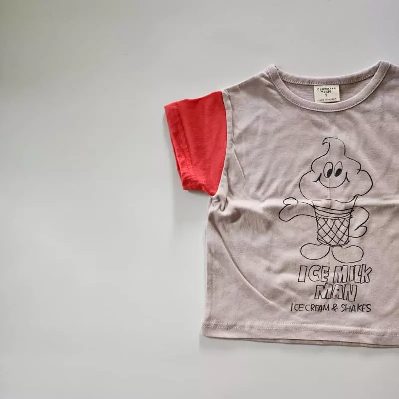 Ccomabee - Korean Children Fashion - #todddlerfashion - Ice Cream Tee - 4