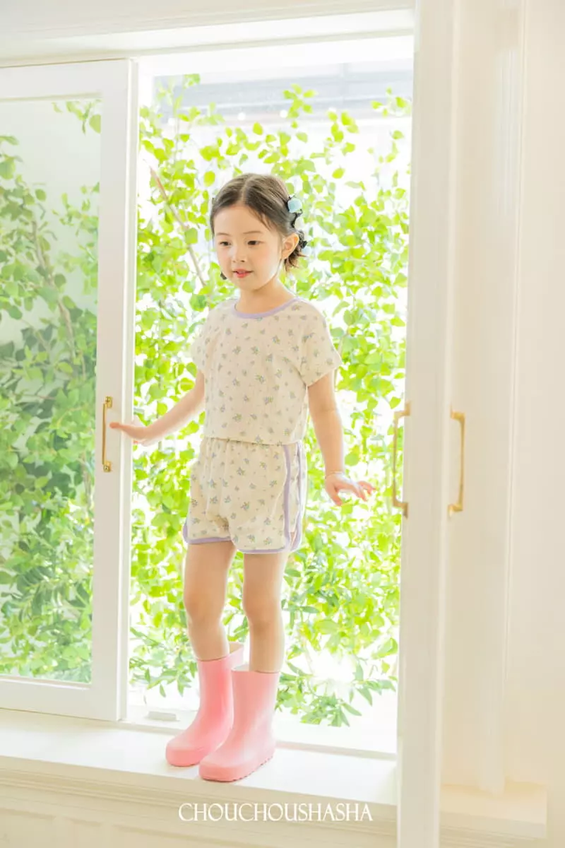 Chouchou Shasha - Korean Children Fashion - #designkidswear - Unique Top Bottom Set - 4
