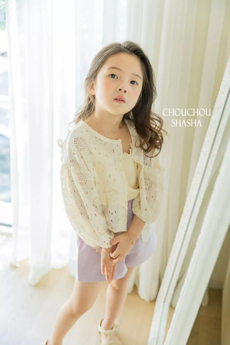 Chouchou Shasha - Korean Children Fashion - #magicofchildhood - Lace Cardigan - 4