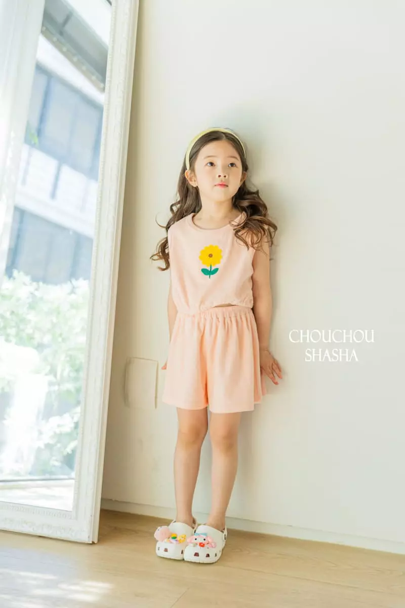 Chouchou Shasha - Korean Children Fashion - #todddlerfashion - Lu Terry Top Bottom Set - 8