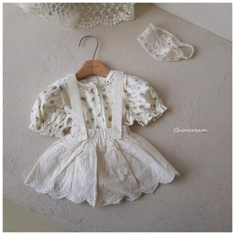 Choucream - Korean Baby Fashion - #onlinebabyshop - Rose Puff Cardigan - 8