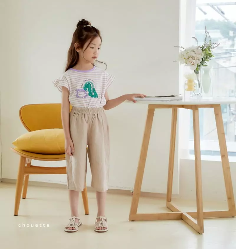 Chouette - Korean Children Fashion - #childofig - Daisy Ruffle Tee - 10