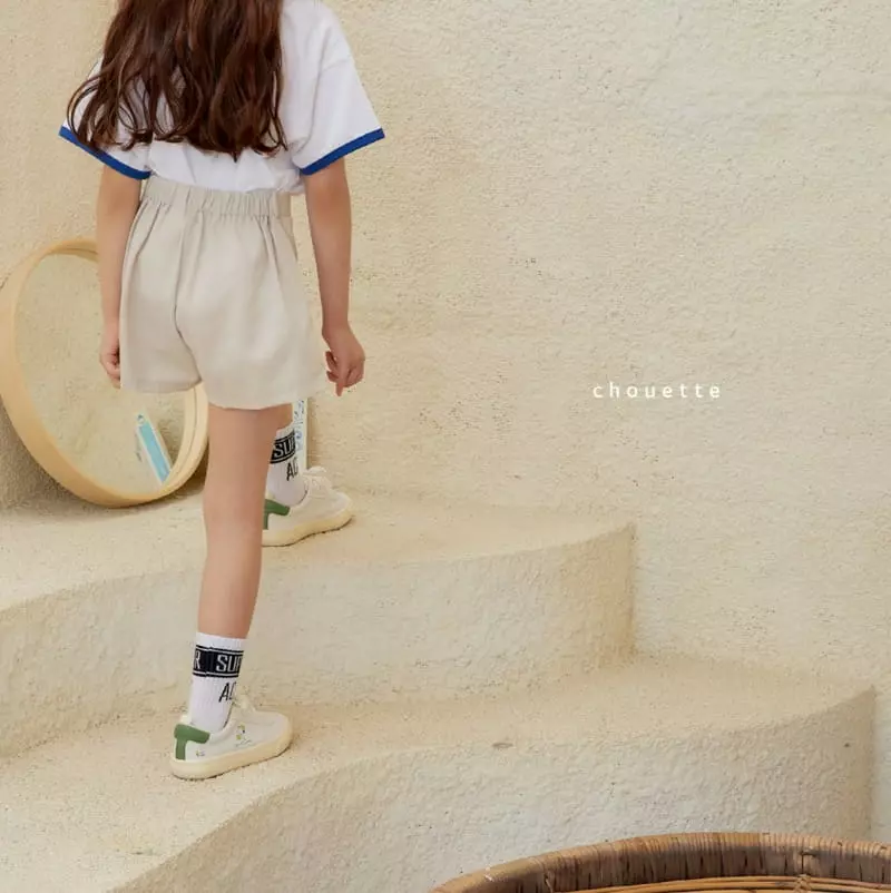 Chouette - Korean Children Fashion - #kidzfashiontrend - Warp Wrinkle Currot Shorts - 7